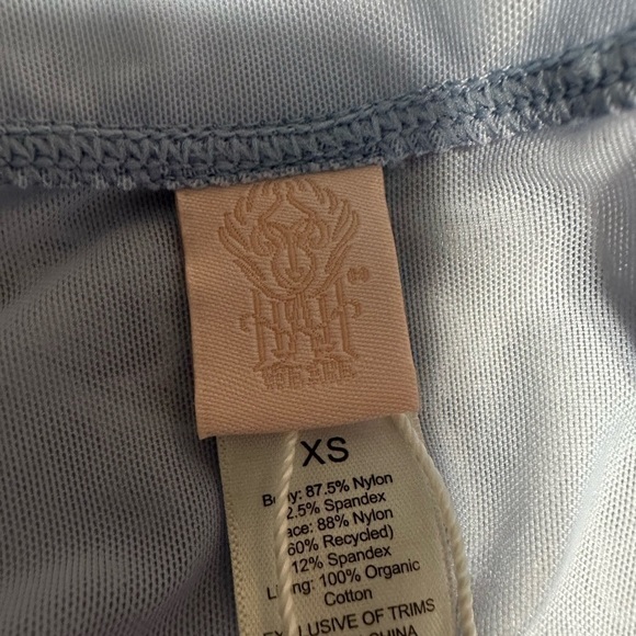 We Are HAH BLUE Body Glove Stretch-mesh Bodysuit, Size XS (v) - Picture 7 of 11